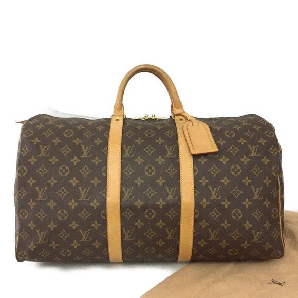Pre-Loved Louis Vuitton Keepall 50 in Near Mint Condition - Picture 1 of 12